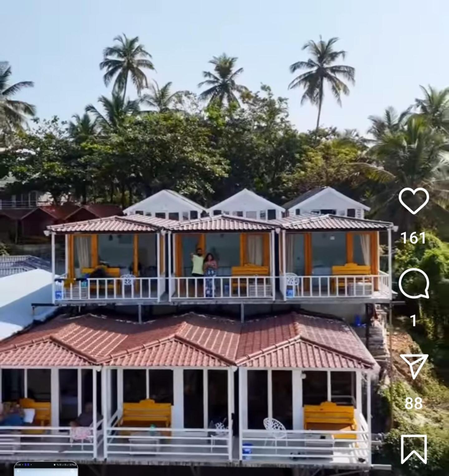 Hotel Pacific Sunset View Palolem Exterior foto
